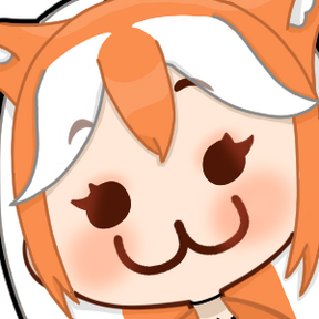 A chibi version of Wonder making a ":3" face